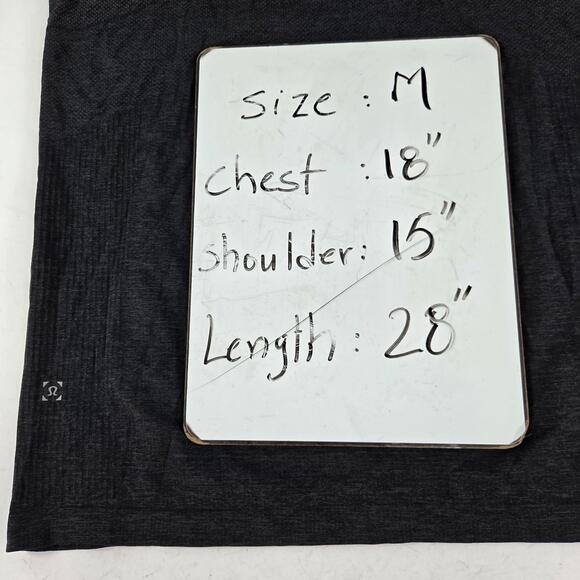 Lululemon Metal Vent Tech Short-Sleeve Shirt Size M Gray Gym Workout T-Shirt - Picture 8 of 11